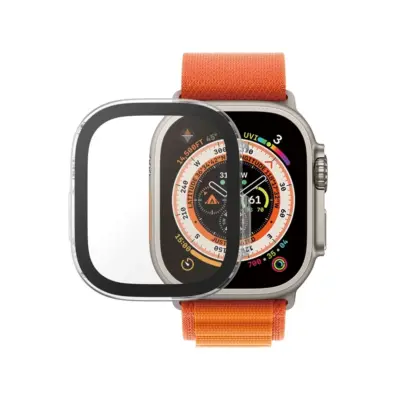 PanzerGlass Apple Watch Ultra / Ultra 2 FullBody D3O Ekran Koruyucu Kılıf - Şeffaf
