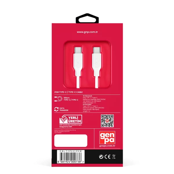 GNP 25W Type-C Hızlı Sarj Kablosu - Görsel 2