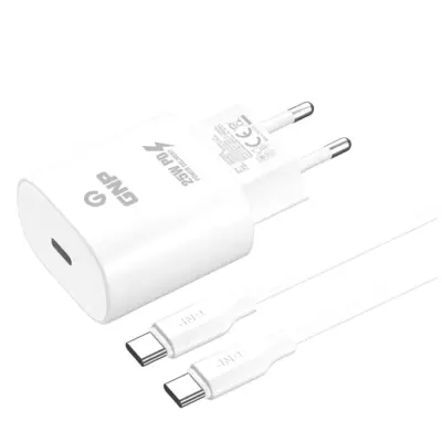 GNP 25W Type-C Kablo ve Şarj Adaptörü