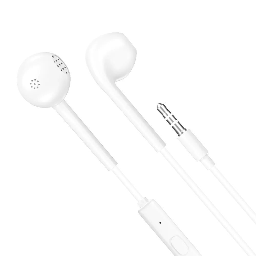 GNP 3.5 MM Jack Girişli Stereo Mikrofonlu Kapsül Kulaklık Beyaz