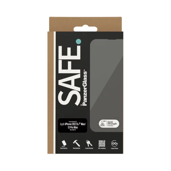 PanzerGlass Safe iPhone 14 Plus / iPhone 13 Pro Max Uwf Şeffaf Cam Ekran Koruyucu - Görsel 2