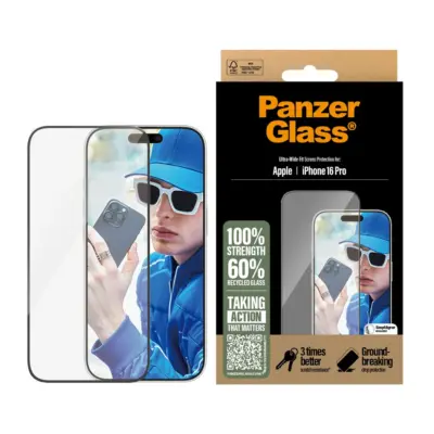 PanzerGlass iPhone 16 Pro UWF Cam Ekran Koruyucu - Şeffaf