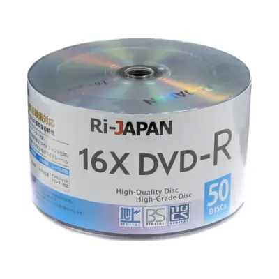 Ridata 4.7Gb DVD-R 16x Ri-JAPAN (1 Paket)