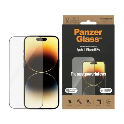PanzerGlass iPhone 14 Pro UWF Cam Ekran Koruyucu - Şeffaf