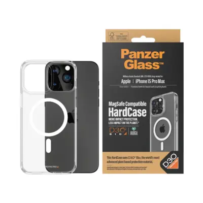 PanzerGlass iPhone 15 Pro Max HardCase Magsafe D30 Kılıf - Şeffaf