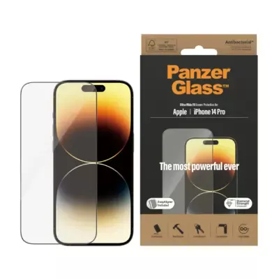 PanzerGlass iPhone 14 Pro UWF Cam Ekran Koruyucu - Şeffaf