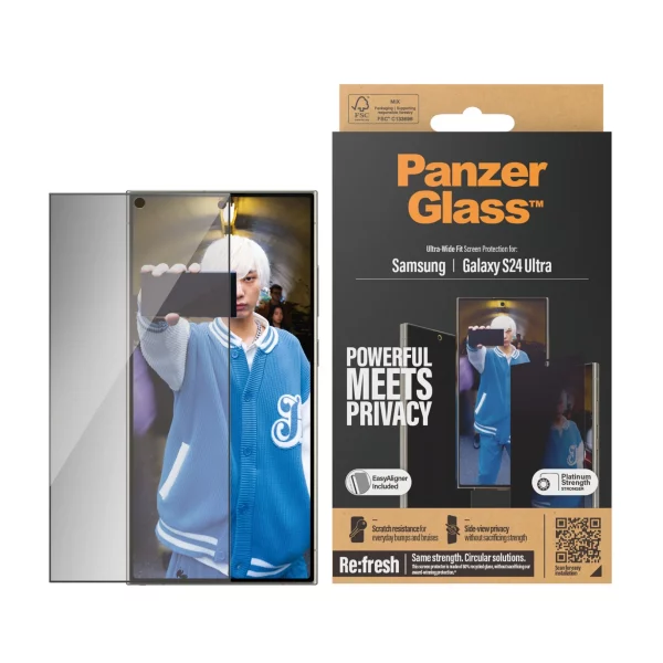 PanzerGlass Samsung S24 Ultra UWF Hayalet Cam Ekran Koruyucu