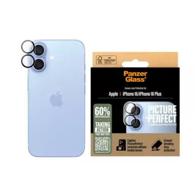 PanzerGlass 16 Plus Picture Perfect Kamera Lens Koruyucu - Şeffaf