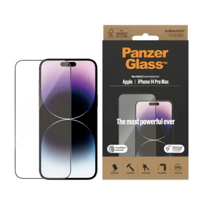 PanzerGlass iPhone 14 Pro Max UWF Cam Ekran Koruyucu - Şeffaf