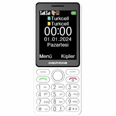 Digiphone S600 Plus Tuşlu Telefon - Beyaz