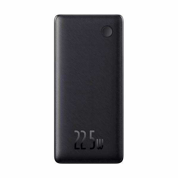 Baseus Airpow Lite 10.000 mAh 22.5W Çift Kablo Powerbank Siyah