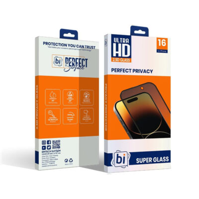 Binano 2.5D Super Glass iPhone 16 Pro Max Cam Ekran Koruyucu - Hayalet