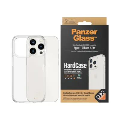 PanzerGlass iPhone 15 Pro HardCase D30 Şeffaf Kılıf