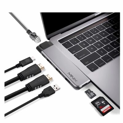 Minix Harici USB-C Port Çoklayıcı - Uzay Gri