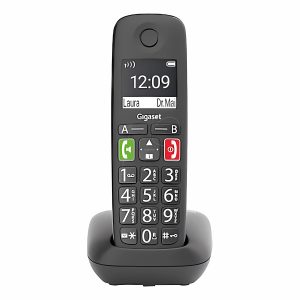 Gigaset E290 Geniş Ekran Telsiz Telefon Siyah