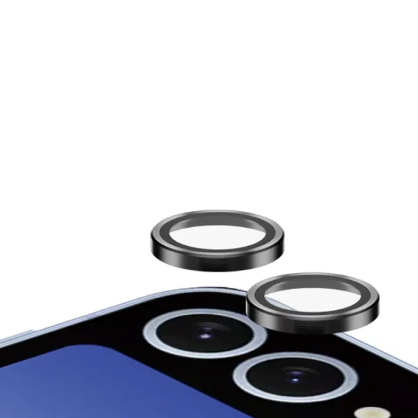 PanzerGlass Samsung Galaxy Z Flip6 Hoops Siyah Çerçeve Şeffaf Kamera Lens Koruyucu - Görsel 2