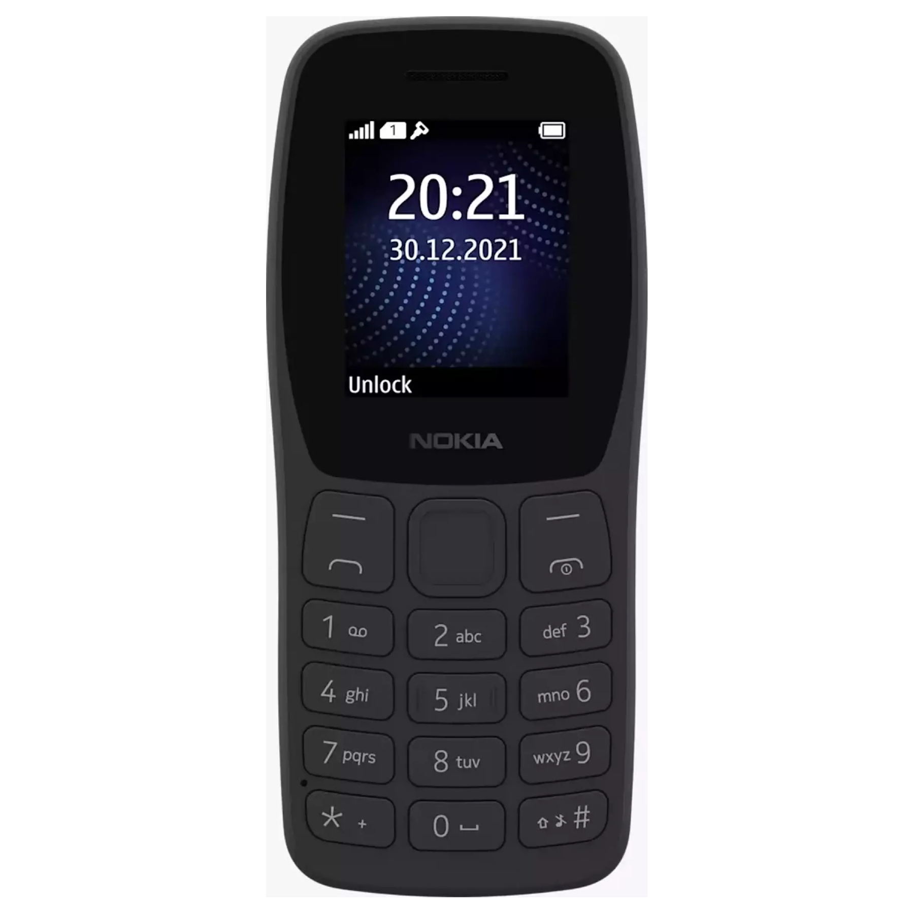Nokia 105 Classic Tuşlu Telefon Koyu Gri