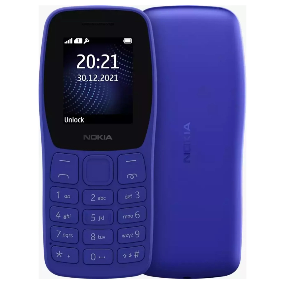 Nokia 105 Classic Tuşlu Telefon Koyu Mavi - Görsel 3