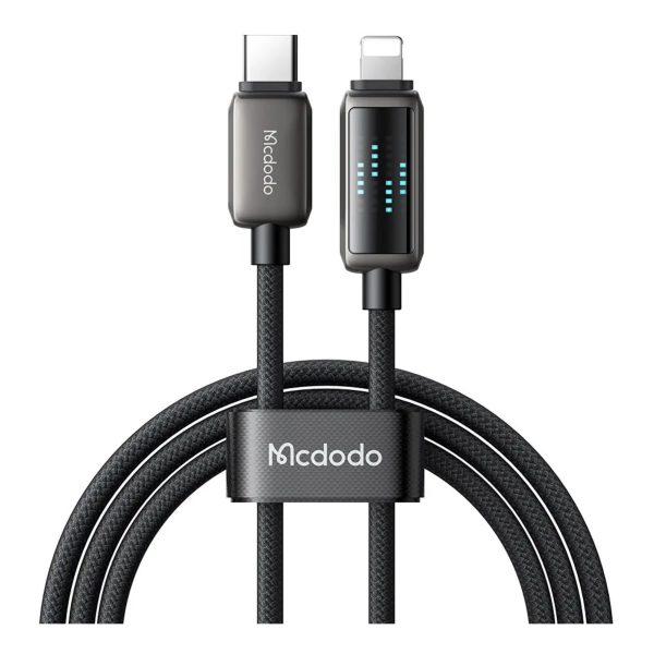 Mcdodo 36W USB-C TO Lightning 1.2 M Dijital Ekran PD Sarj ve Data Kablosu