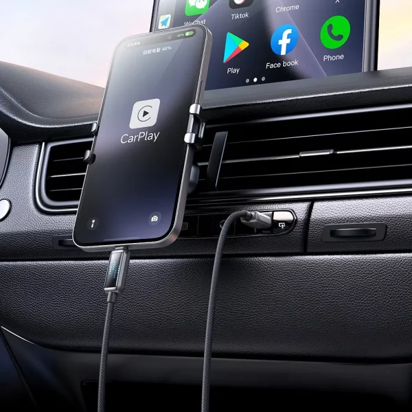 Mcdodo 36W USB-C TO Lightning 1.2 M Dijital Ekran PD Sarj ve Data Kablosu - Görsel 4