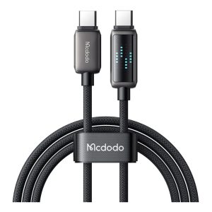 Mcdodo 100W Type-C To Type-C 1.2 M Dijital Ekran PD Sarj ve Data Kablosu