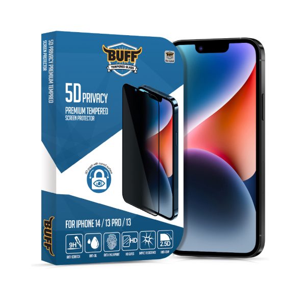 Buff iPhone 13 Pro 5D Hayalet Cam Ekran Koruyucu
