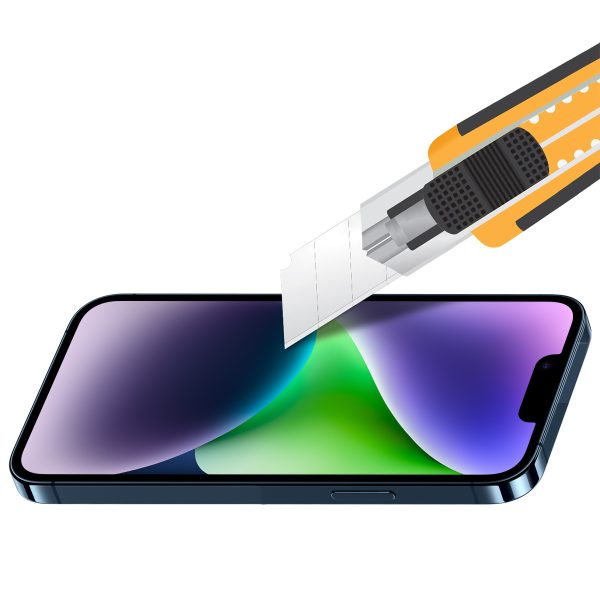 Buff iPhone 14 Plus 5D Şeffaf Cam Ekran Koruyucu - Görsel 4