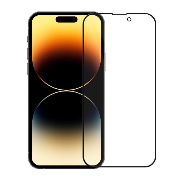 Buff iPhone 14 Pro 5D Hayalet Cam Ekran Koruyucu - Görsel 4