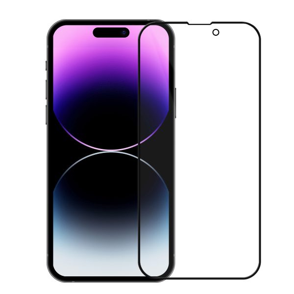 Buff iPhone 14 Pro Max 5D Hayalet Cam Ekran Koruyucu - Görsel 4
