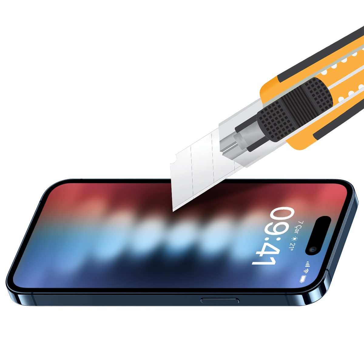 Buff iPhone 15 5D Hayalet Cam Ekran Koruyucu - Görsel 5