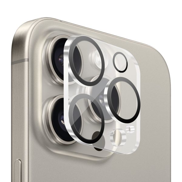 Buff iPhone 15 Pro Max Şeffaf Kamera Lens Koruyucu - Görsel 2