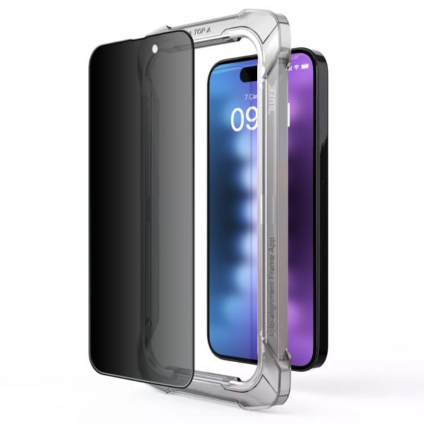 Buff iPhone 15 Pro Max 5D Hayalet Cam Ekran Koruyucu - Görsel 6