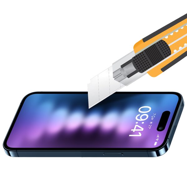 Buff iPhone 15 Pro Max 5D Şeffaf Cam Ekran Koruyucu - Görsel 4