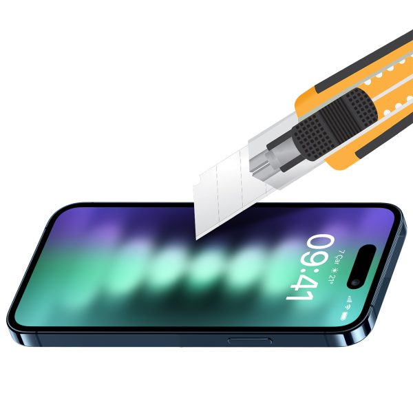 Buff iPhone 15 Plus 5D Şeffaf Cam Ekran Koruyucu - Görsel 4