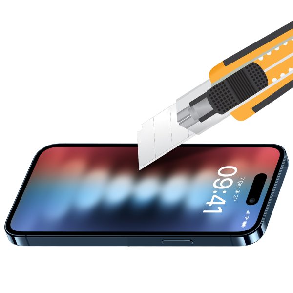 Buff iPhone 15 5D Şeffaf Cam Ekran Koruyucu - Görsel 4