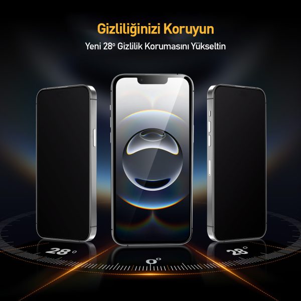 Buff iPhone 16E 5D Glass EasyFit Hayalet Cam Ekran Koruyucu - Görsel 2
