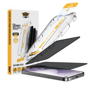 Buff Labs iPhone 16 Plus 5D Glass EasyFit Hayalet Cam Ekran Koruyucu