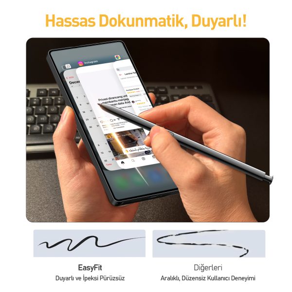 Buff Samsung Galaxy S24 Plus 5D Glass EasyFit Şeffaf Cam Ekran Koruyucu - Görsel 7