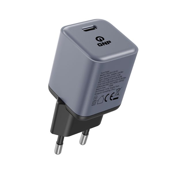 GNP 45W GAN Hızlı Şarj Adaptörü Gri - Görsel 3