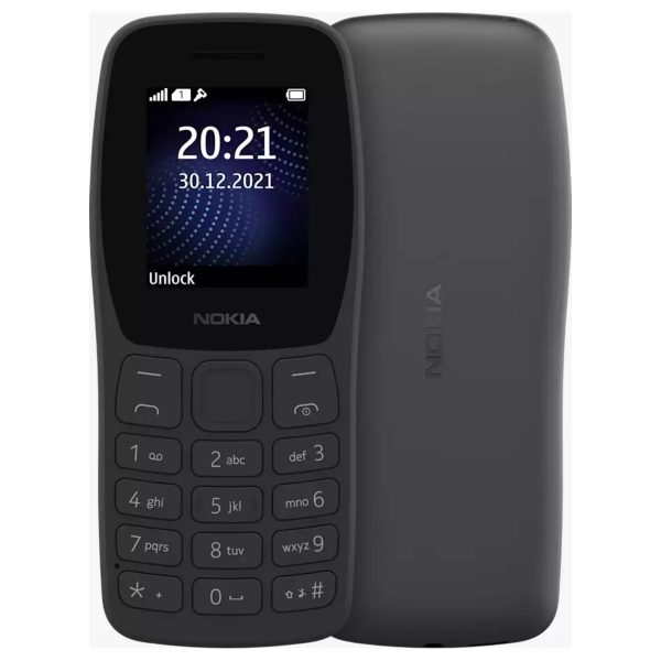 Nokia 105 Classic Tuşlu Telefon Koyu Gri - Görsel 3