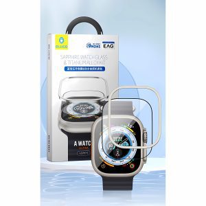 Blueo Watch Ultra 49MM Uyumlu Sapphire & Titanium Alaşım Cam Ekran Koruyucu