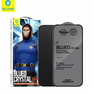 Blueo B Crystal Anti-Scratch iPhone 16 Uygulama Aparatlı Şeffaf Cam Ekran Koruyucu