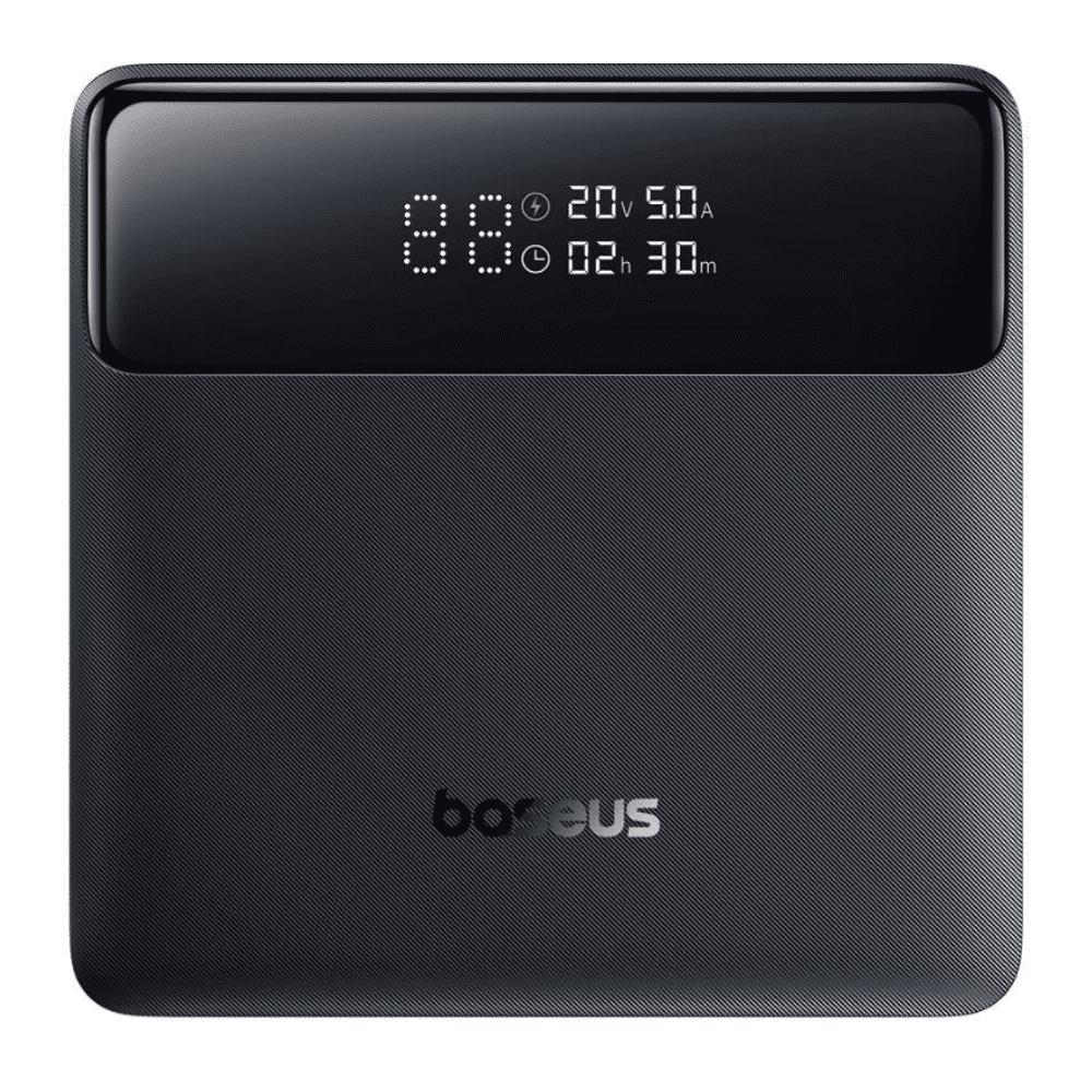 Baseus Blade 100W 20.000 mAh PD Dijital Ekranlı Hızlı Sarj Powerbank Siyah