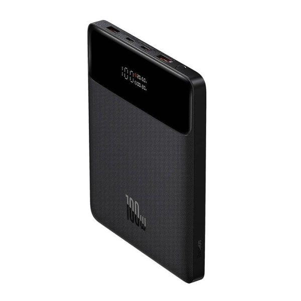 Baseus Blade 100W 20.000 mAh PD Dijital Ekranlı Hızlı Sarj Powerbank Siyah - Görsel 2