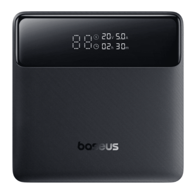 Baseus Blade 100W 20.000 mAh PD Dijital Ekranlı Hızlı Sarj Powerbank Siyah
