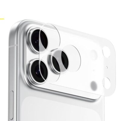 Blueo iPhone 17 Pro Max İnvisible Shock-Resistant Lens Kamera Koruma Filmi - Şeffaf