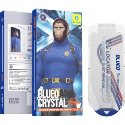 Blueo Crystal Anti-Stratch iPhone 17 Pro Max Full Cam HD Ekran Koruyucu - Şeffaf