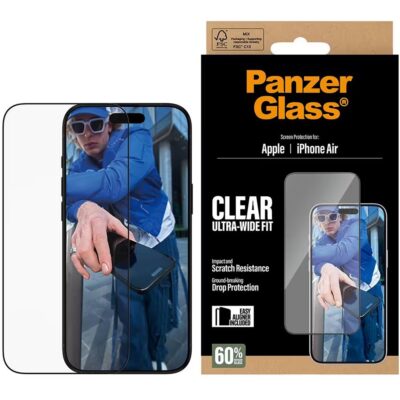 PanzerGlass iPhone 17 Air UWF Cam Ekran Koruyucu - Şeffaf
