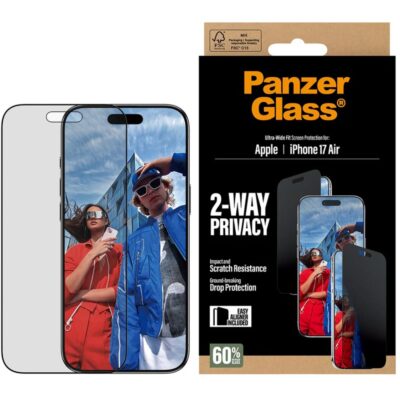PanzerGlass iPhone 17 Air UWF Cam Ekran Koruyucu - Hayalet