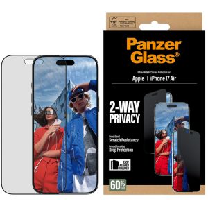 PanzerGlass iPhone 17 Air UWF Şeffaf Cam Ekran Koruyucu (Hizalama Aparatlı)